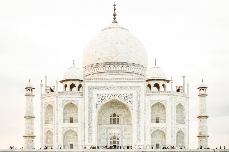 Taj Mahal, arquitectura, Agra, India 2015