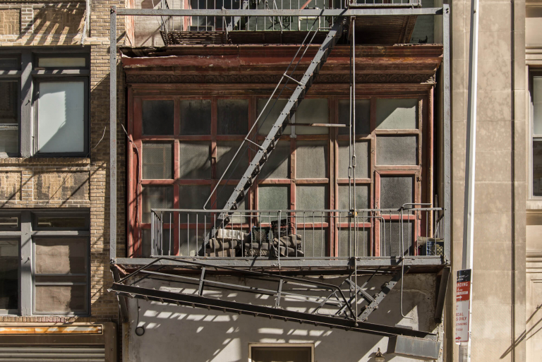 Balcones NY, escaleras, N.Y., EEUU 2014