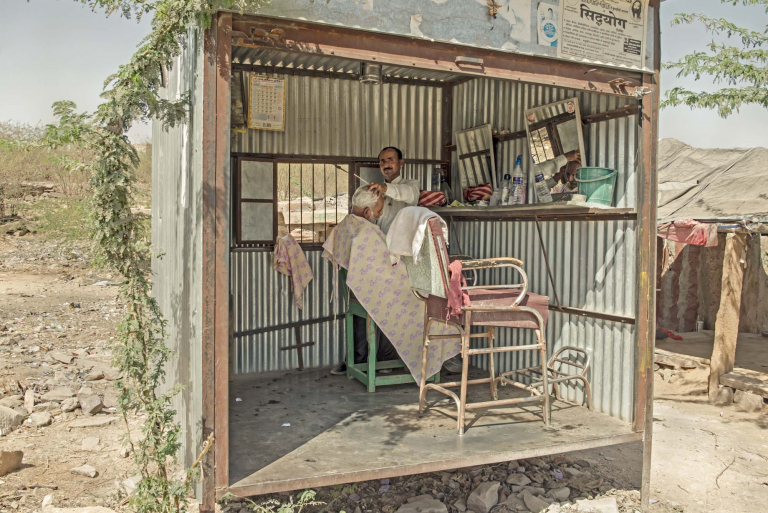 Container Barbería, Jodhpur, India 2015