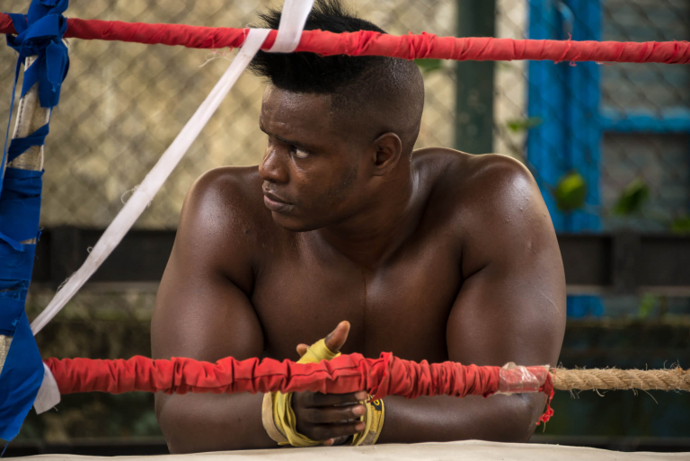 Boxeador cubano, La Habana, Cuba 2016